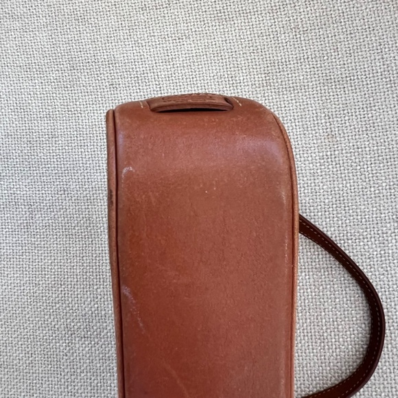 Vintage Y2K Coach Soft Brown Leather Demi Hampton Pochette Purse 7785 - Picture 11 of 12